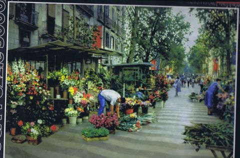 Las Ramblas, Barcelona, 5000 brikker (1)